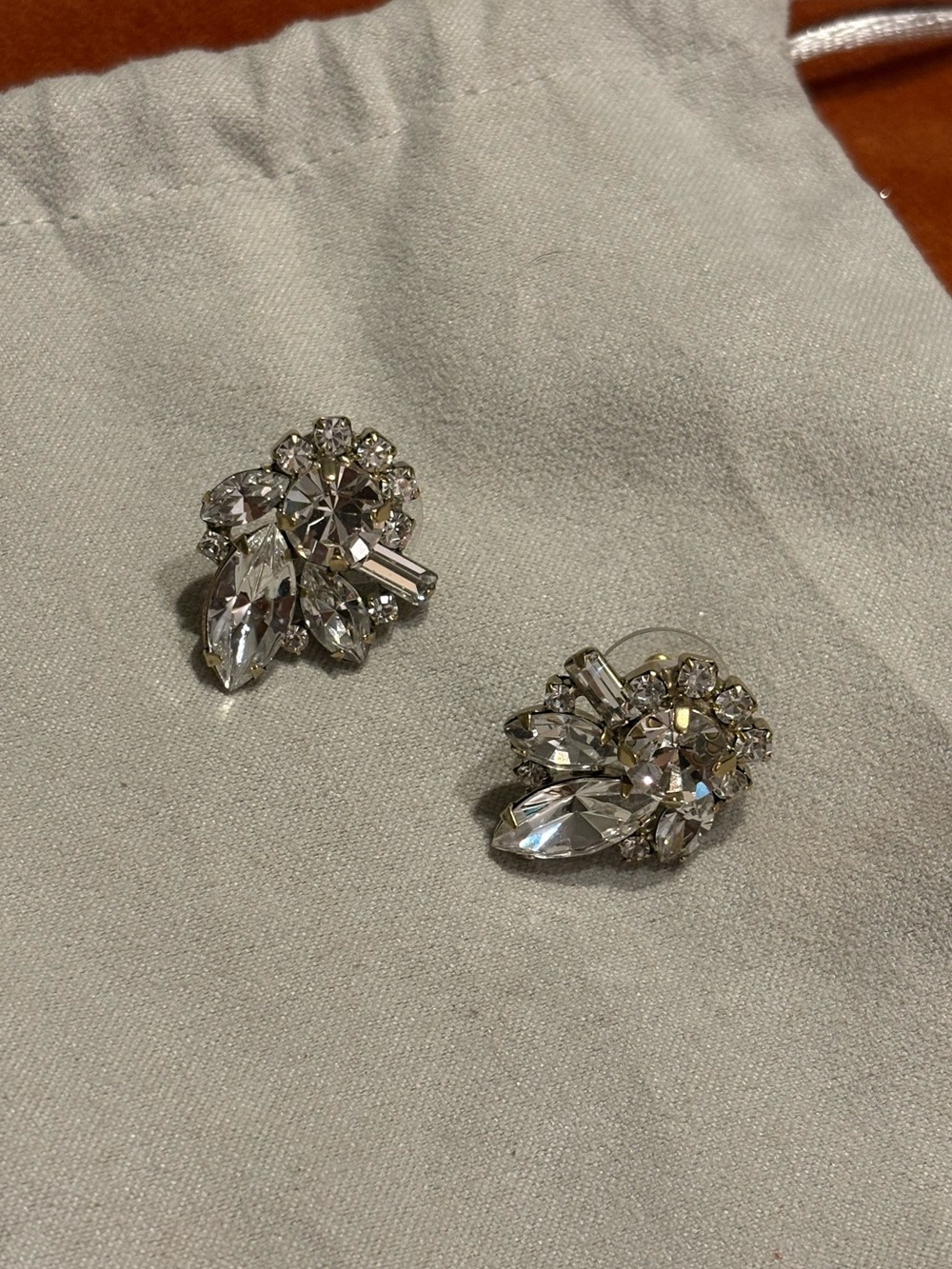 Loren Hope Crystal Cluster Stud Earrings